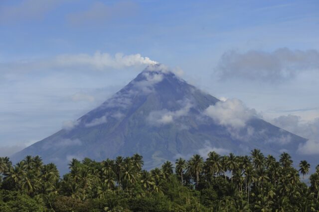 Mayon is the most active volcano in the Philippines and last erupted in 2018