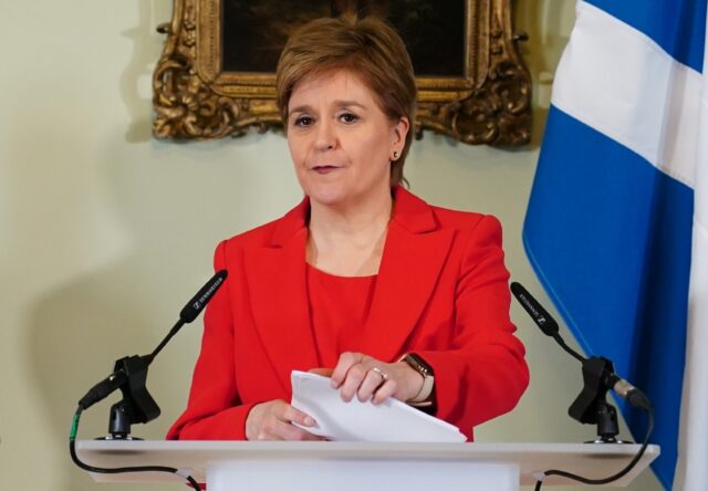 Scottish First Minister Nicola Sturgeon confirmed her surprise resignation at a press conf