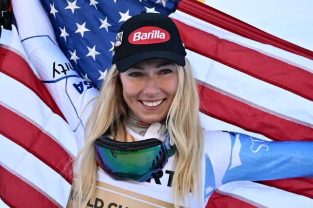 All smiles: Mikaela Shiffrin