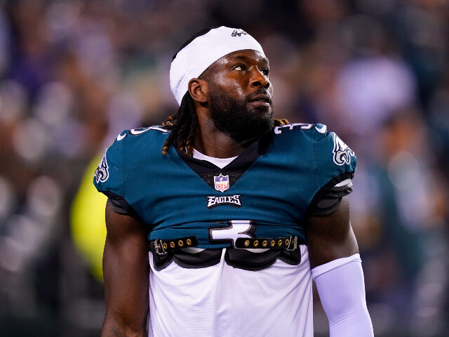 Philadelphia Eagles' Zach Pascal plays during an NFL football game, Sunday, Oct. 16, 2022,