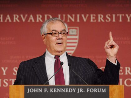 UNITED STATES - APRIL 06: Representative Barney Frank, a Democrat from Massachusetts, speaks at Harvard University's Kennedy School of Government in Cambridge, Massachusetts, U.S., on Monday, April 6, 2009. Frank, House Financial Services Committee chairman, said it will take "some combination" of regulators, including the Federal Deposit Insurance Corp., to …