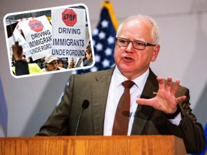 ST. PAUL, MN - APRIL 19: Minnesota Governor Tim Walz speaks during a press conference about public safety as the Derek Chauvin murder trial goes to jury deliberations on April 19, 2021 in St. Paul, Minnesota. Closing statements were heard today in the trial of the former Minneapolis Police officer …