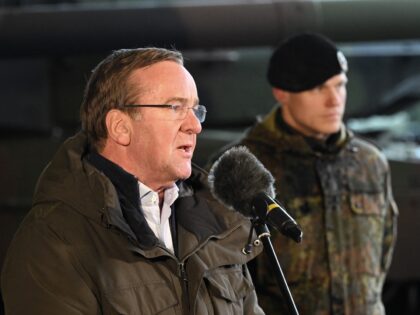 01 February 2023, North Rhine-Westphalia, Augustdorf: Boris Pistorius (SPD), Minister of D