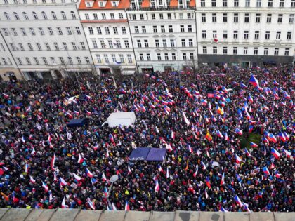 TOPSHOT-CZECH-ECONOMY-INFLATION-SOCIAL-PROTEST