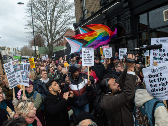 Protests Outside Drag-Queen Story Hour In London