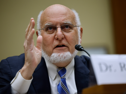 Dr. Robert Redfield, former director of the U.S. Centers for Disease Control and Prevention under former President Donald Trump, testifies before the House Select Subcommittee on the Coronavirus Pandemic in the Rayburn House Office Building on Capitol Hill on March 08, 2023 in Washington, DC. Redfield testified that he believes …