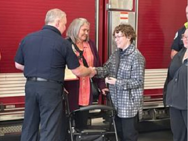 Grandmother Saved from House Fire