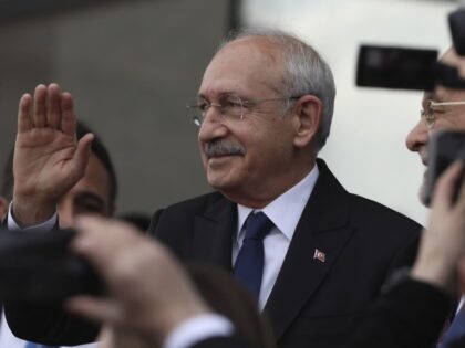 Turkey Elections Kemal Kilicdaroglu, the leader of the Republican People's Party, arr