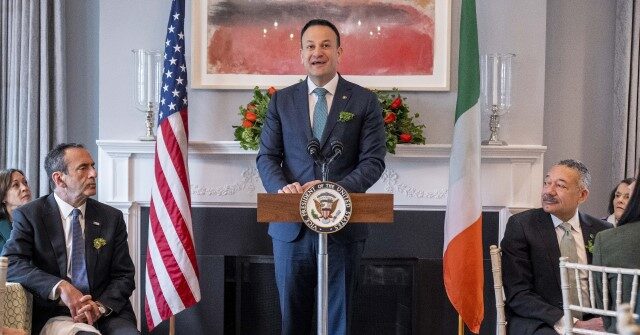 NextImg:Irish PM Leo Varadkar Praises America on St. Patrick's Day as Leader in 'LGBT Equality'