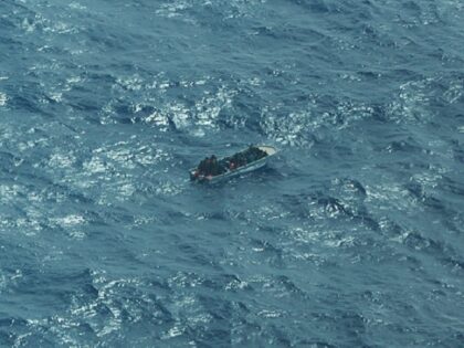 Boat loaded with migrants in Caribbean Sea. (File Photo: Christian Gohdes/Sea-Watch via AP)