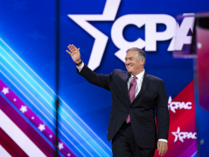 Mike Pompeo, former US secretary of state, arrives during the Conservative Political Actio