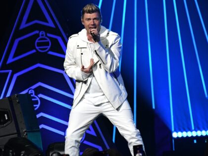 SUNRISE, FLORIDA - DECEMBER 18: Nick Carter of the Backstreet Boys performs onstage at iHeartRadio Y100's Jingle Ball 2022 show Presented by Capital One at FLA Live Arena on December 18, 2022 in Sunrise, Florida. (Photo by Desiree Navarro/WireImage)