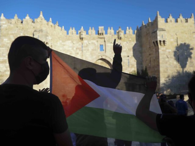 Palestinian flag (Mahmoud Ilean / Associated Press)