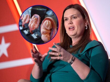 Sarah Huckabee Sanders Signs Bill to Build Monument to Babies Aborted Under Roe v. Wade
