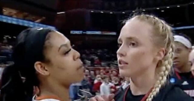 NextImg:WATCH: Lousiville's Hailey Van Lith Confronted by Texas Player in Postgame Handshake Line