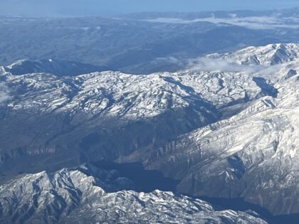 Snow mountains Los Angeles (Joel Pollak / Breitbart News)