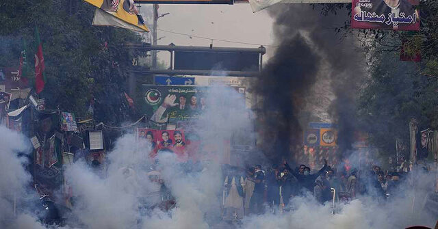 Pakistani Police Tear Gas Imran Khan’s House As Mob Resists Arrest