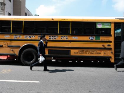 Reports Raise Questions About Accountability Of New York's Hasidic Schools Receiving Public Money NEW YORK, NEW YORK - SEPTEMBER 12: A yeshiva school bus drives through Borough Park on September 12, 2022 in the Brooklyn borough of New York City. Following recent reports and test results showing yeshiva students not …