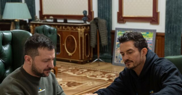 Actor Orlando Bloom Meets with Zelensky, Tours War-Torn Ukraine - Vimarsana News