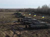 Western Tanks Roll Into Ukraine