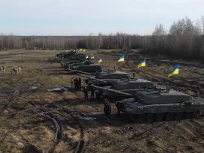 ‘Marvellous’: Western Tanks Roll Into Ukraine