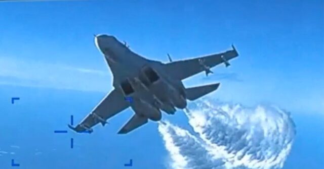 Watch: Military Releases Footage of Russian Jet Harassing U.S. Drone