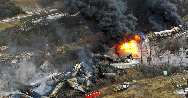 Toxic Chemical in East Palestine Was 6 Times Normal Levels Weeks After Train Derailment