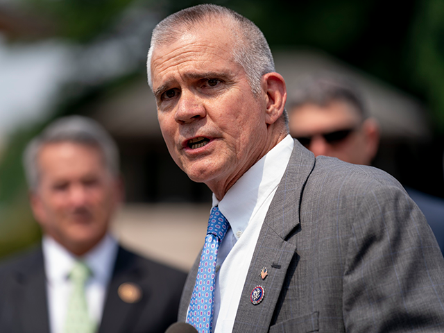 U.S. Rep. Matt Rosendale, R-Mont., speaks at a news conference on Capitol Hill in Washingt
