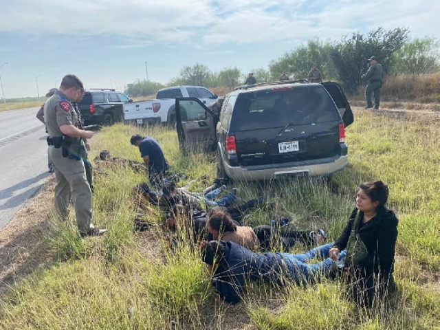 Texas DPS troopers arrests a suspected human smuggler. (File Photo: Texas Department of Pu