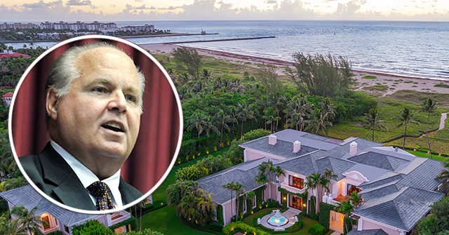 NextImg:Rush Limbaugh's Home, Bought for $3.9 Million, Sells for $155 Million