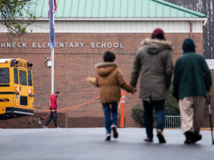 FILE - Students return to Richneck Elementary in Newport News, Va., Jan. 30, 2023. Authorities in the Virginia city where a 6-year-old shot and wounded his teacher will not seek charges against the child, the local prosecutor told NBC News on Wednesday, March 8. (Billy Schuerman/The Virginian-Pilot via AP, File)