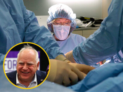 Dr. Marci Bowers performs the transgender operation on Courtney Ridley in the Trinida's Mount San Rafael Hospital to the tunes of Jimmy Buffet, Pink Floyd and others during the three-hour surgery. INSET: Minnesota Governor Tim Walz