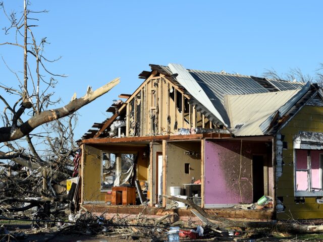 ROLLING FORK, MS - MARCH 25: Damage from a series of powerful storms and at least one tornado is seen on March 25, 2023 in Rolling Fork, Mississippi. At least 26 people have reportedly been killed with dozens more injured following devastating storms across western Mississippi and Alabama on Friday …