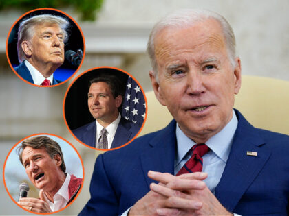 Joe Biden, Donald Trump, Ron DeSantis, Glenn Youngkin