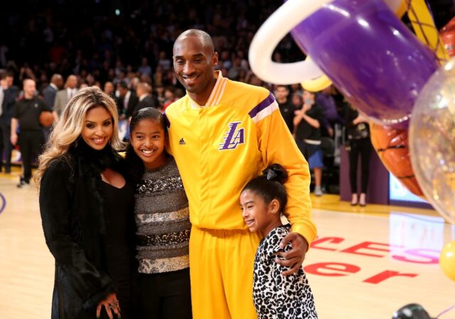 NBA superstar Kobe Bryant (with wife Vanessa and daughters Gianna, L, and Natalia) was kil