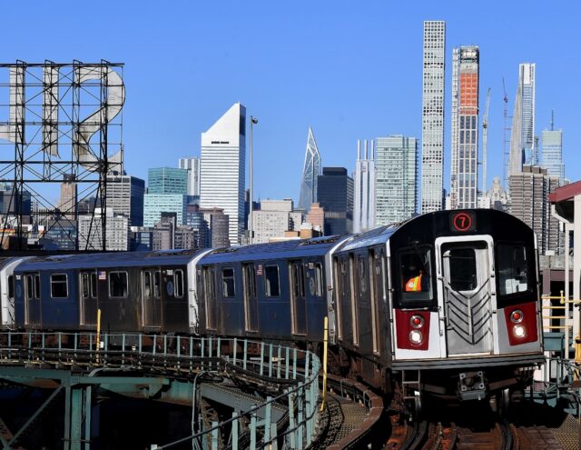 The operator of New York's subway has warned youngsters 'surfing' on the roofs of trains t