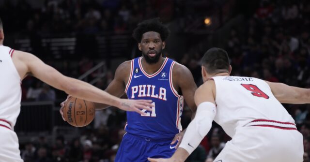 Sixers Star Joel Embiid Exits With Mild Right Calf Tightness - Breitbart