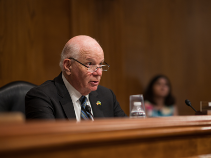 Senator Cardin led a CSCE hearing on documenting and prosecuting Russian war crimes in Ukraine on May 4, 2022. (Official U.S. Senate photo by John Shinkle)