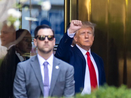 Former President Trump leaves Trump Tower for Manhattan Criminal Court in New York on Tuesday, April 4, 2023. Trump will be booked and arraigned on charges arising from hush money payments during his 2016 campaign. (AP Photo/Corey Sipkin)
