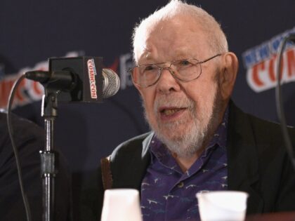 Mad artists and writers Sam Viviano and Al Jaffee attend the Mad Magazine Celebrates 65-Ye