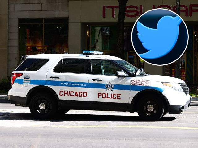 Chicago Police car in Downtown Chicago, Illinois, United States, on October 19, 2022. (Pho