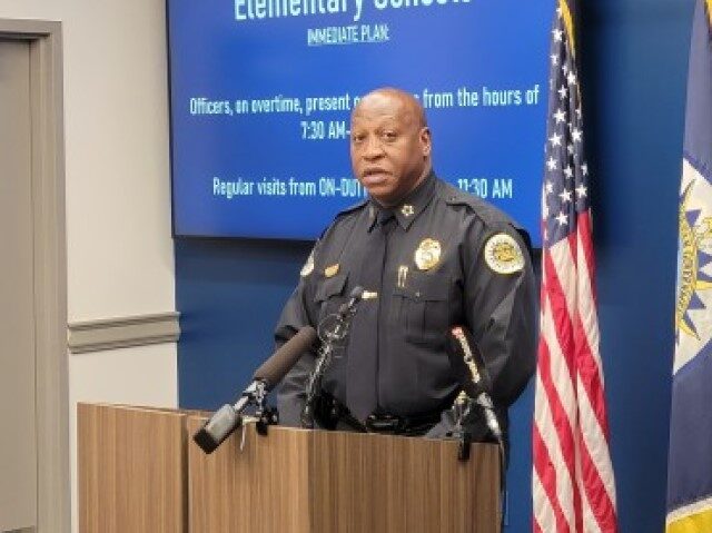 Chief Drake--School Security News Conf