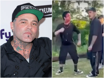 LOS ANGELES, CALIFORNIA - APRIL 01: Musician Shifty Shellshock of the band Crazy Town on t