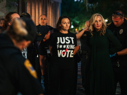 Florida Democratic Party Chairwoman Nikki Fried was among those arrested Monday night following a pro-abortion protest outside the state capitol.