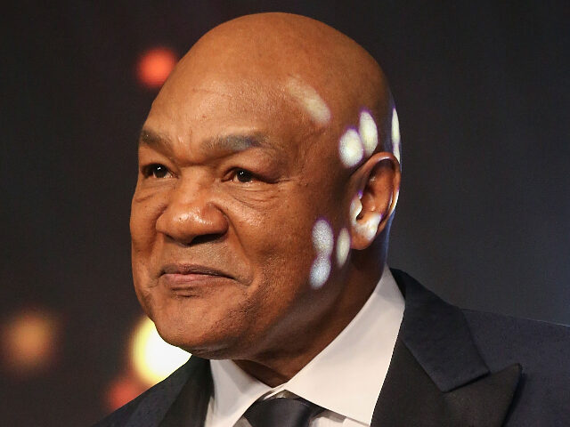 HOUSTON, TX - FEBRUARY 08: George Foreman attends the Houston Sports Awards on February 8,