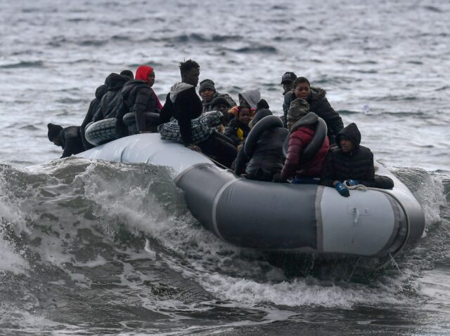 A dinghy transporting 27 refugees and migrants originating from Gambia and the Republic of