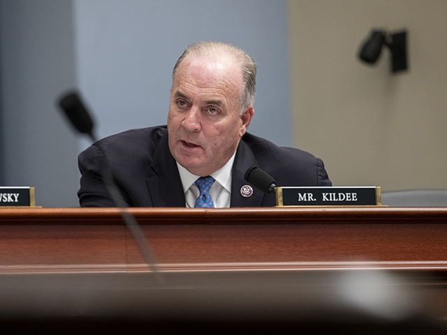 Representative Dan Kildee, a Democrat from Michigan, speaks during a House Budget Committe