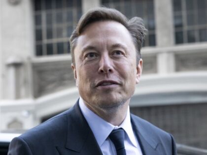 Elon Musk, chief executive officer of Tesla Inc., departs court in San Francisco, Californ