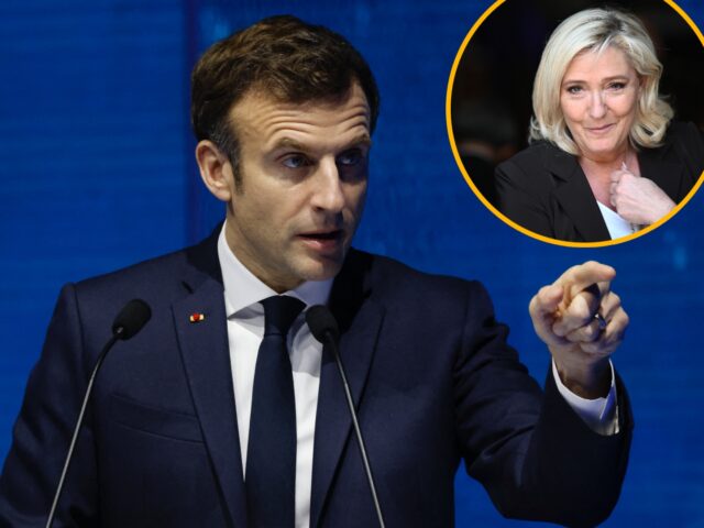 French far-right party Rassemblement National (RN) presidential candidate Marine Le Pen lo