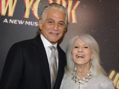 Tony Danza and Jamie deRoy at the opening night of Broadway's "New York, New York" held at St. James Theatre on April 26, 2023 in New York City. (Photo by Kristina Bumphrey/Variety via Getty Images)